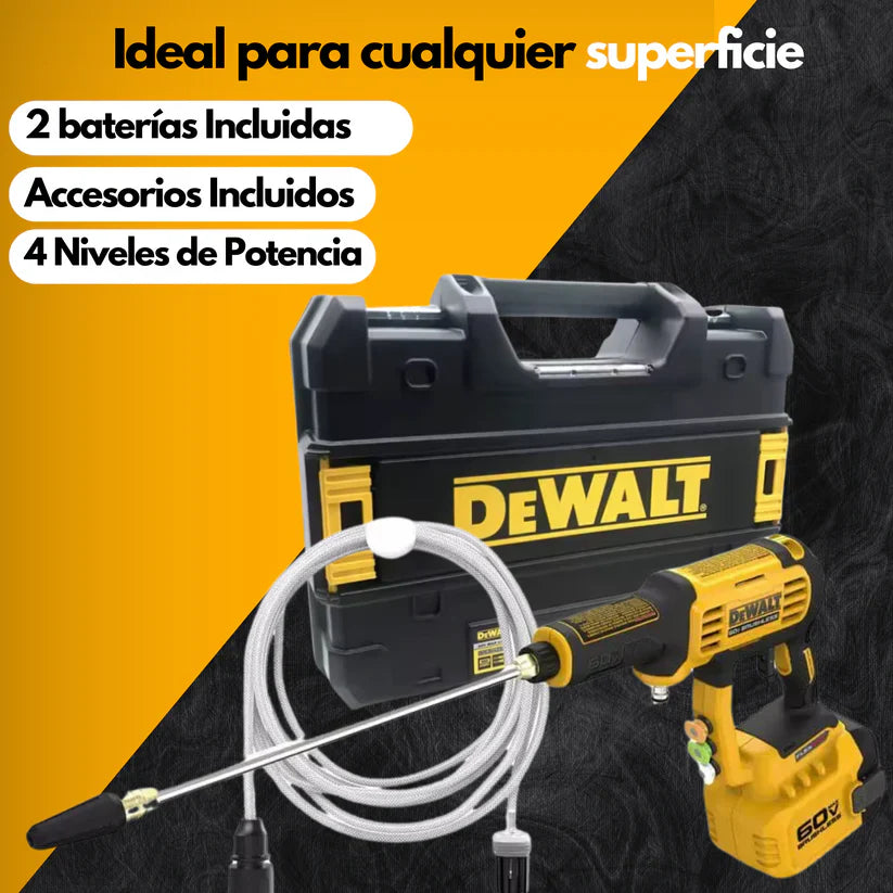 Hidrolavadora de presión con deposito a Batería | Dewalt